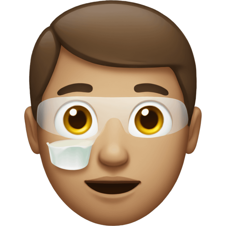 Person with milk on face emoji