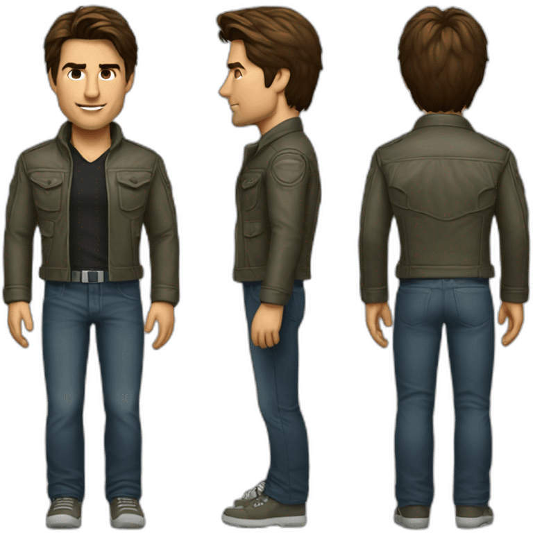 Tom cruise full body emoji