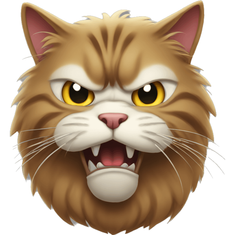 The angry cat The angry cat emoji