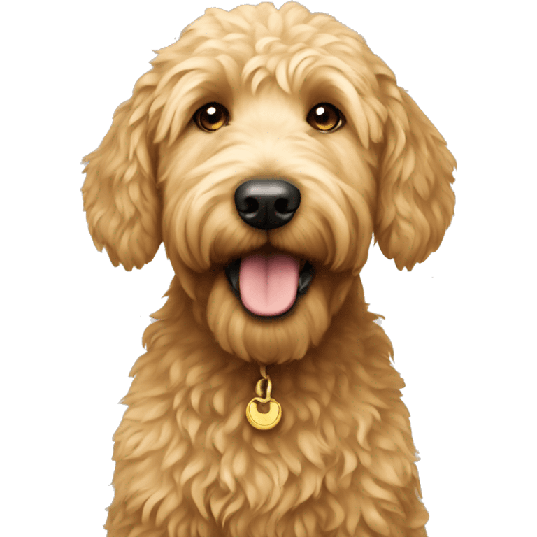 Golden doodle emoji