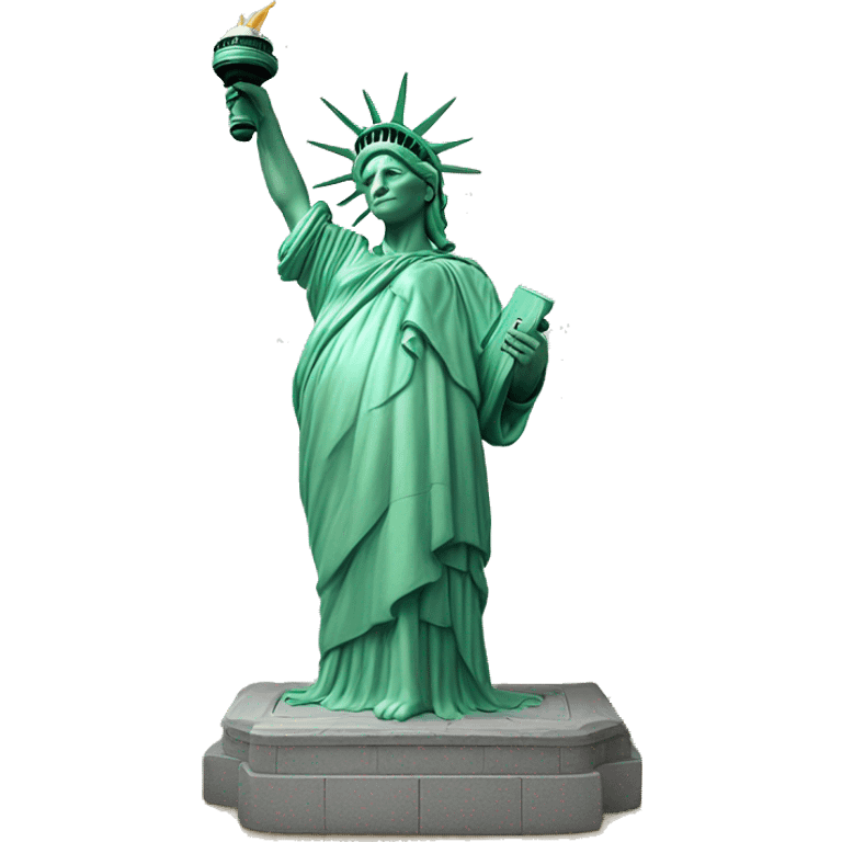 photorealistic statue of liberty emoji