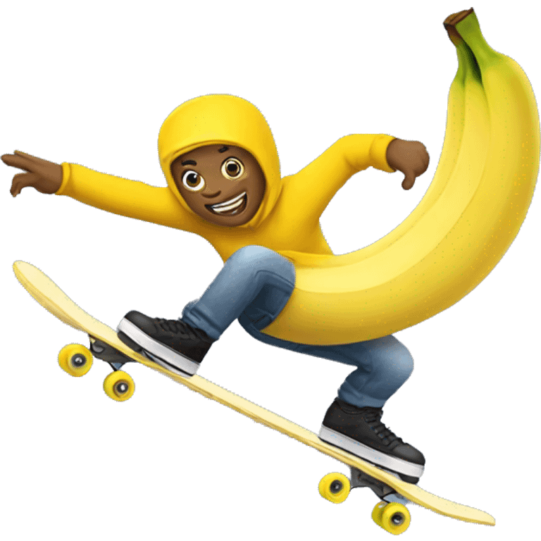 banana skater emoji