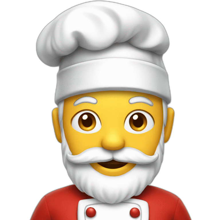 santa chef emoji