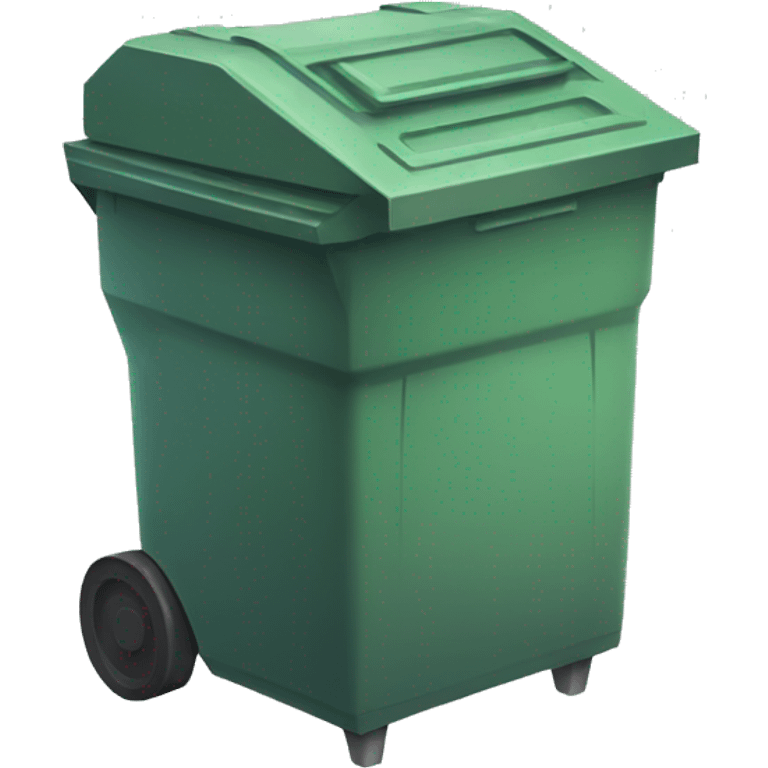 Garbage bin robot emoji