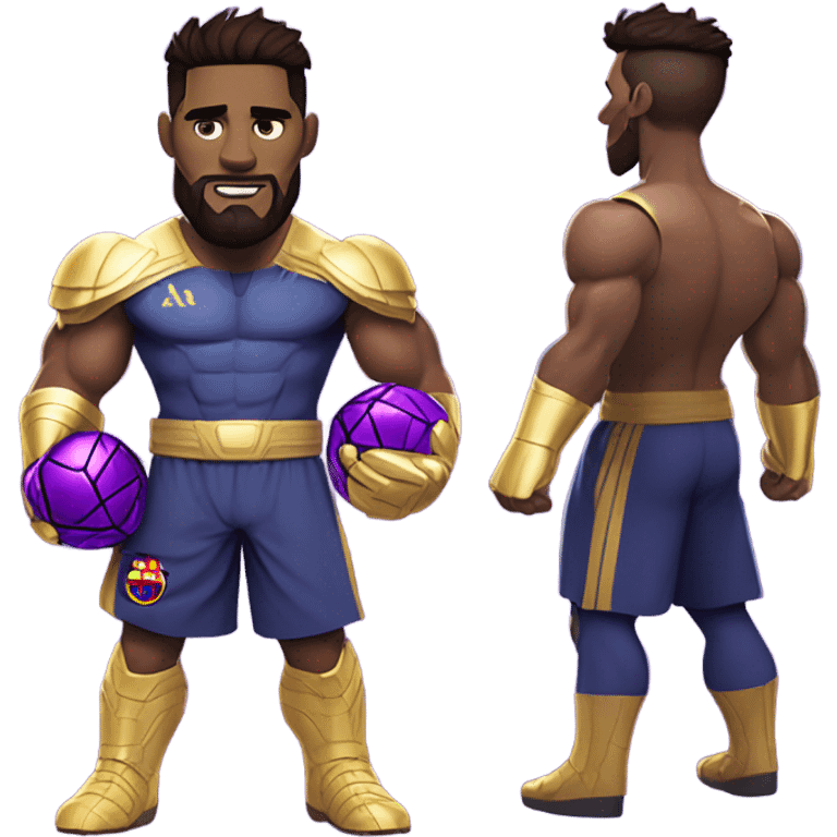 Messi mix thanos emoji