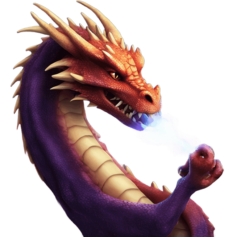 Cosmic sized dragon eating galaxys emoji