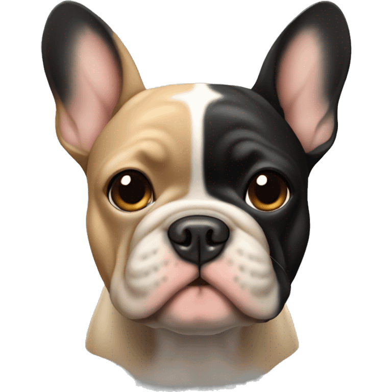 Black and Tan French bulldog emoji