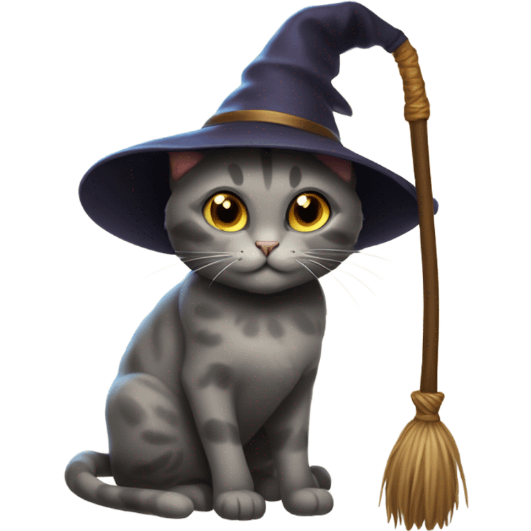 cat witch emoji