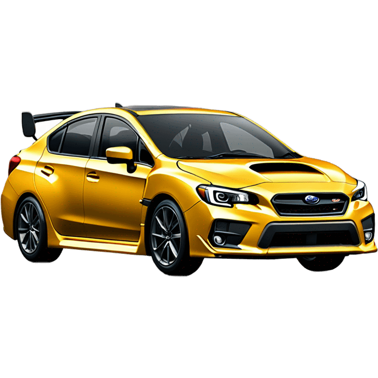 Subaru WRX hatchback emoji