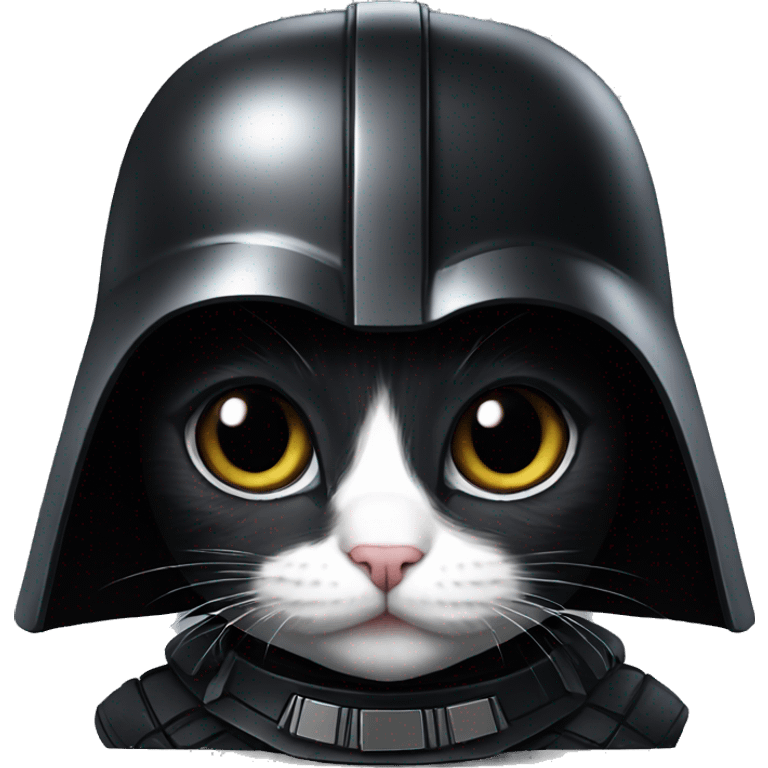 darth vader kitten with helmet emoji