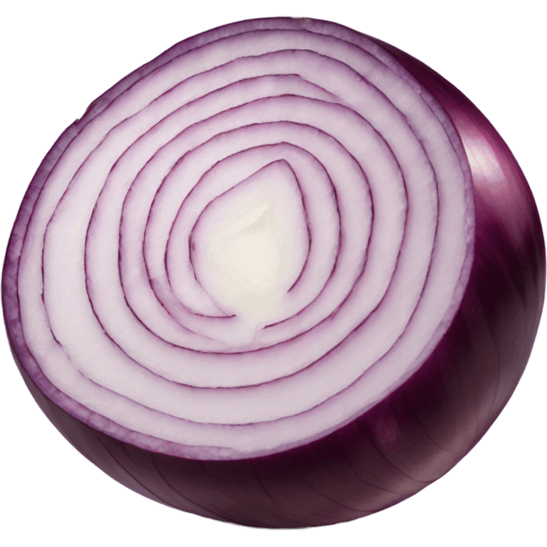 Sliced red onion emoji