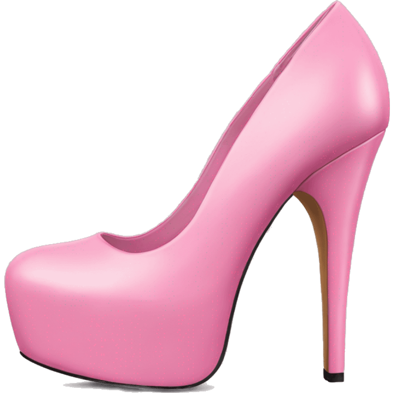 pink platform heels pink heels emoji