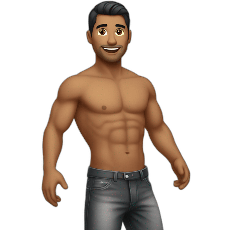 Male stripper emoji