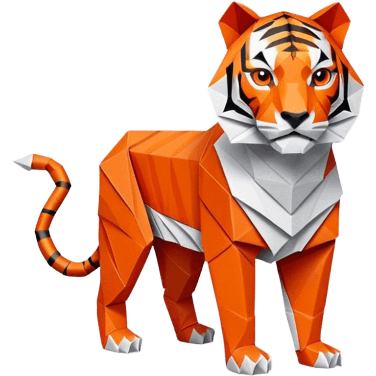 origami tiger emoji