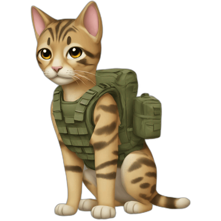 military cat emoji