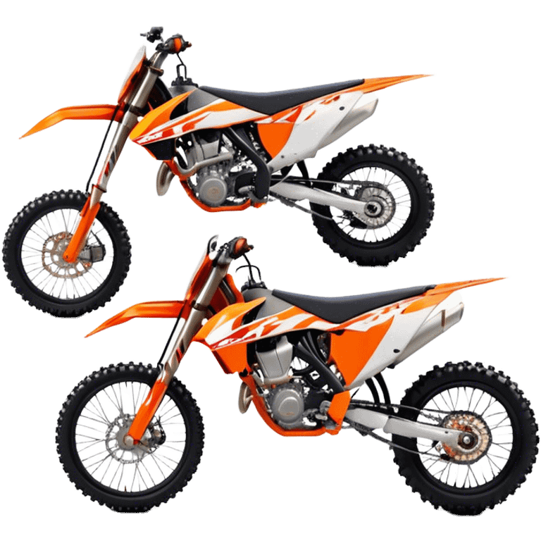 KTM Dirtbike - KTM 250 SX (Model Year: 2021) (Iconic colour: Orange) emoji