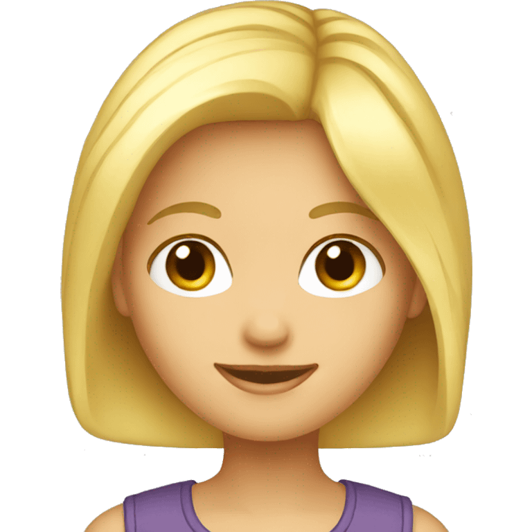 Blond girl  emoji