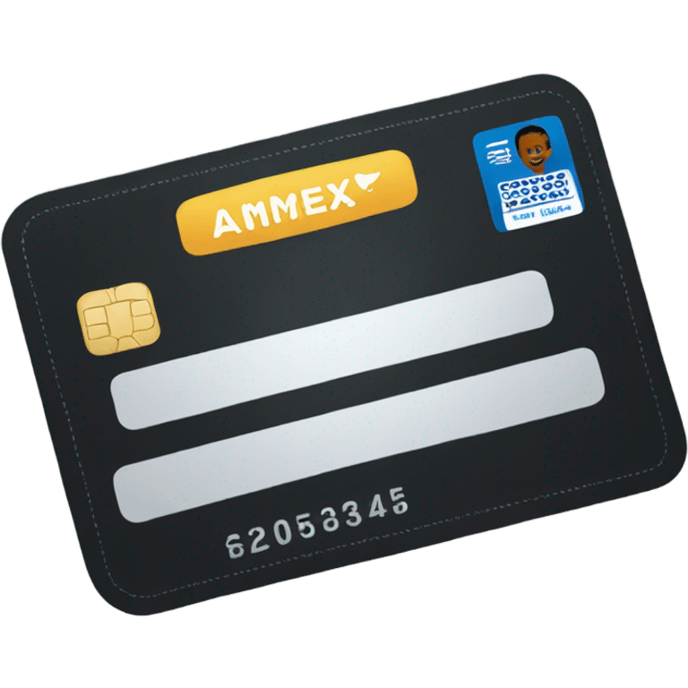 black amex card emoji