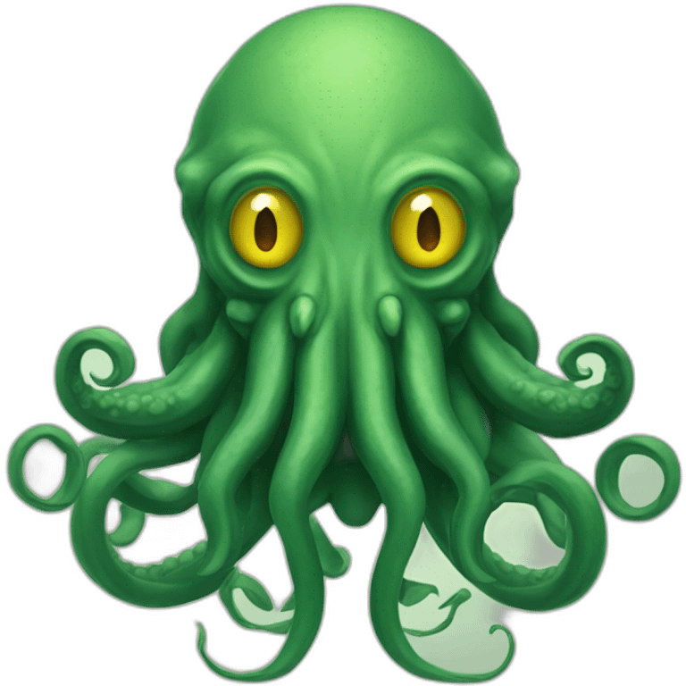 Cthulhu, the evil god of the Cthulhu Mythos emoji