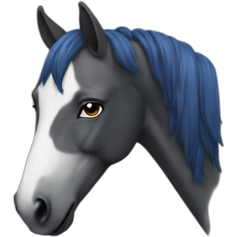 blu hors emoji