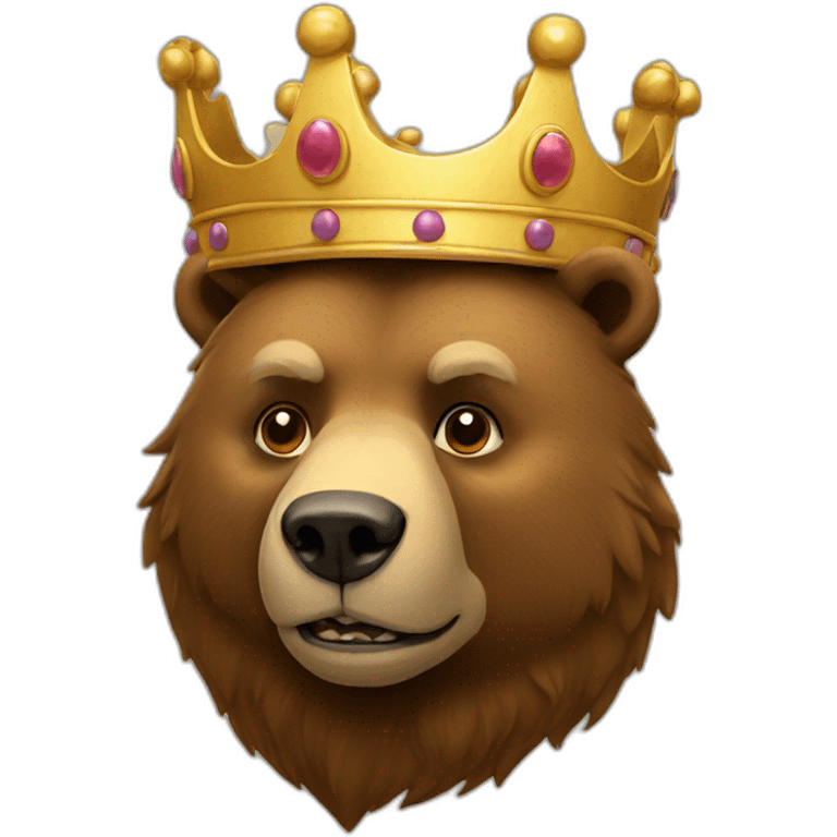 king bear emoji