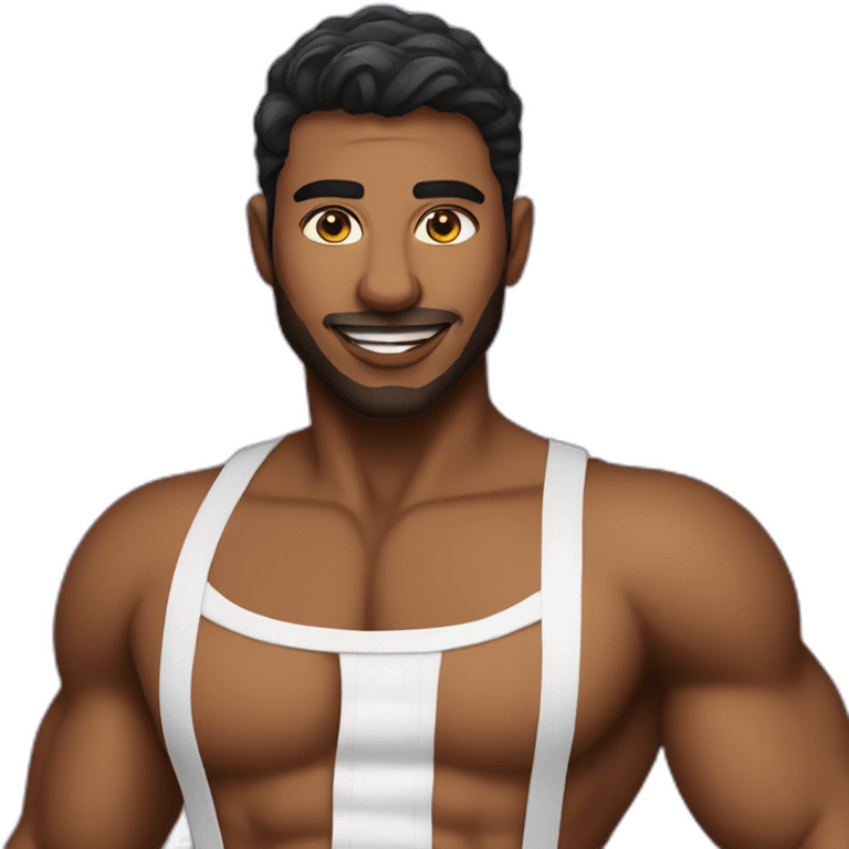 Male stripper emoji