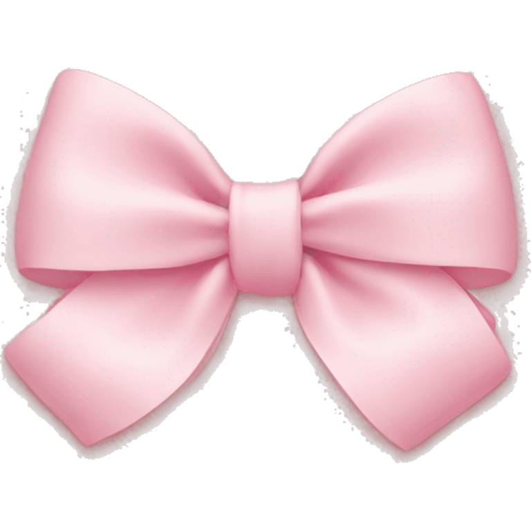 light pink bow on light pink bow emoji