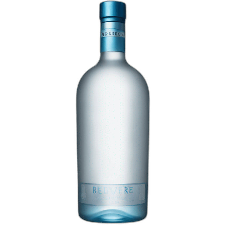 A bottle of belvedere brand vodka emoji