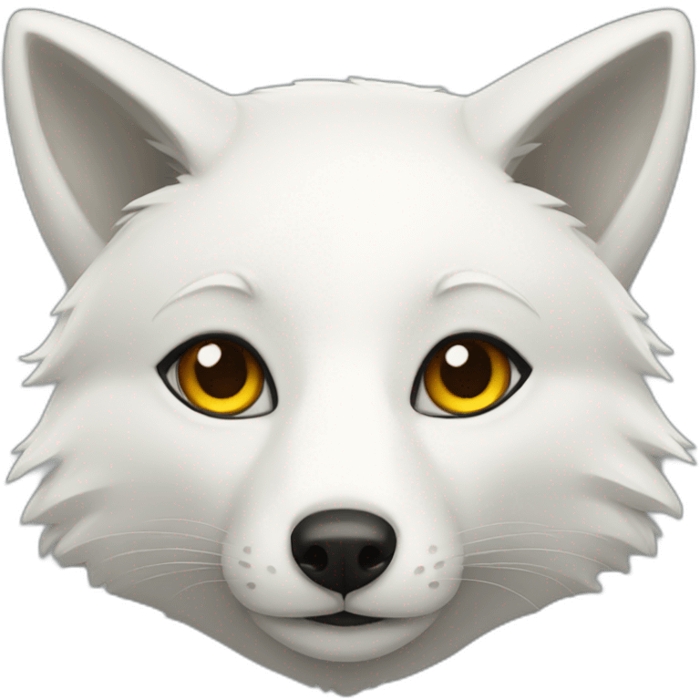 White fox emoji