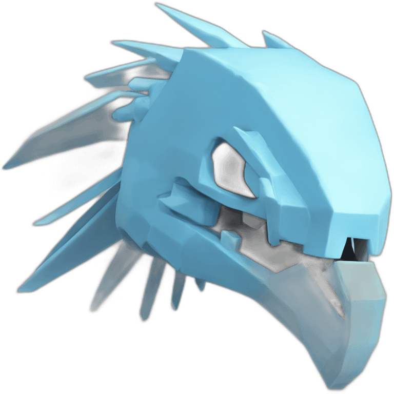 head cranial ice skull Articuno pokemon pixelmon Minecraft delegate emoji