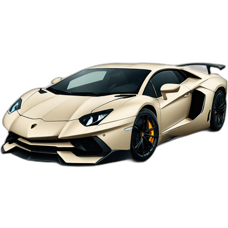 Lamborghini aventador svj emoji