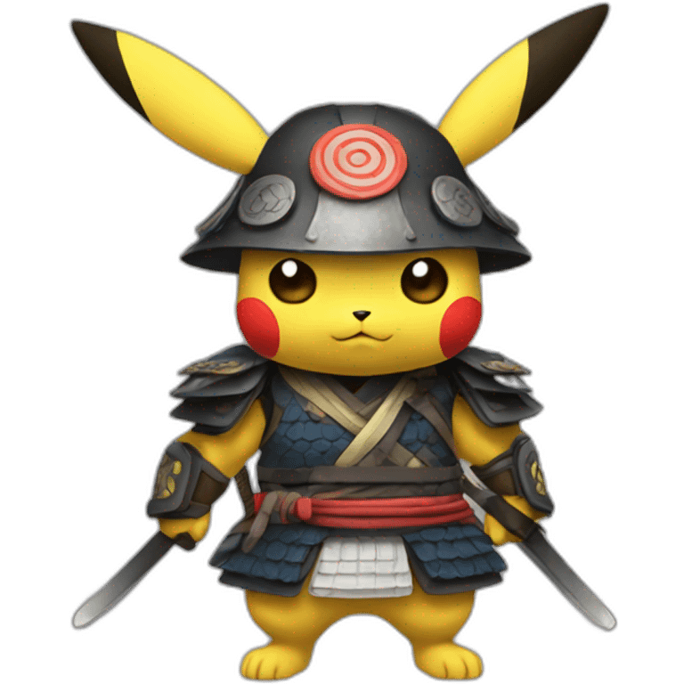 Pikachu samurai  emoji