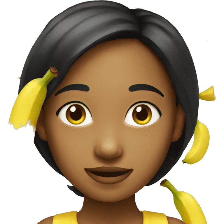 Banana girl  emoji