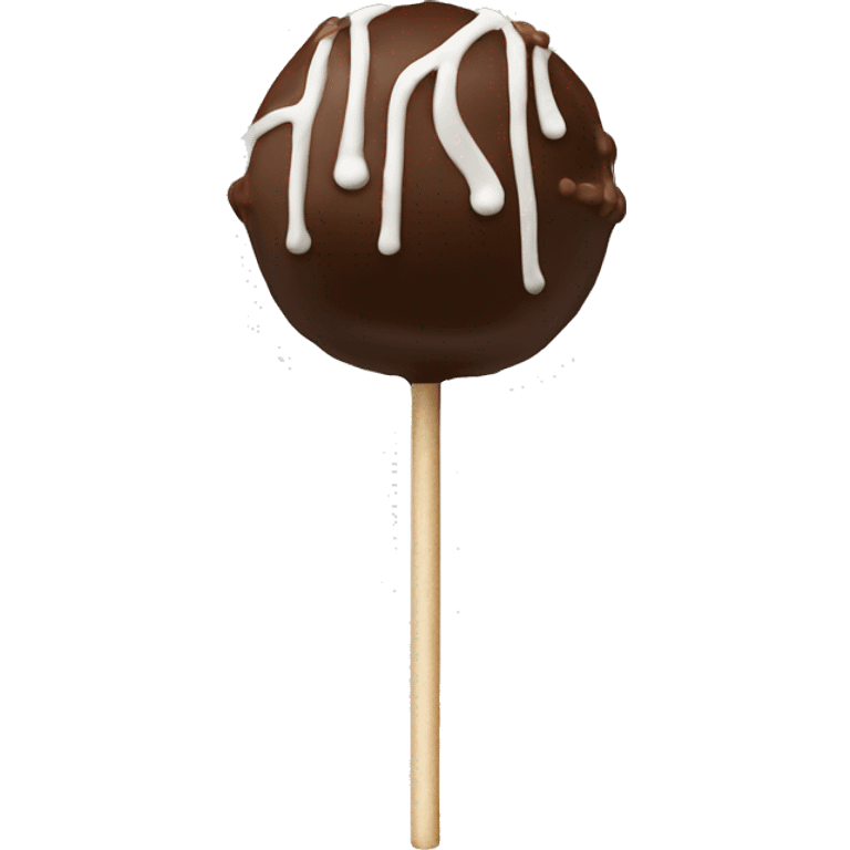 Realistic starbucks cake pops isolated. emoji