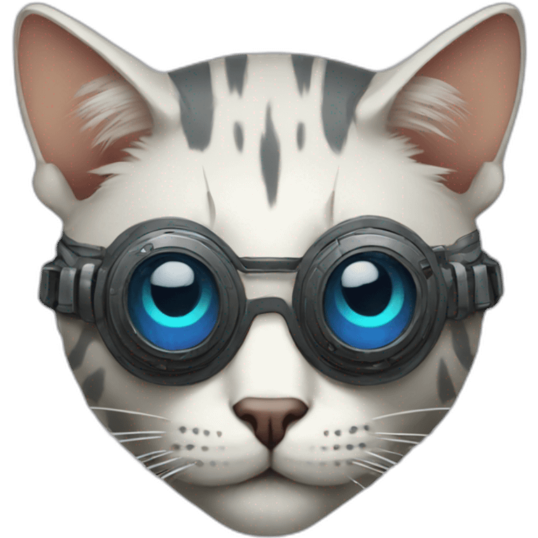 cyberpunk cat emoji