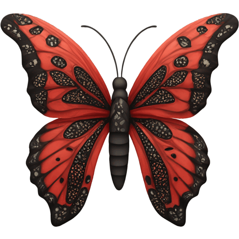 red butterfly emoji