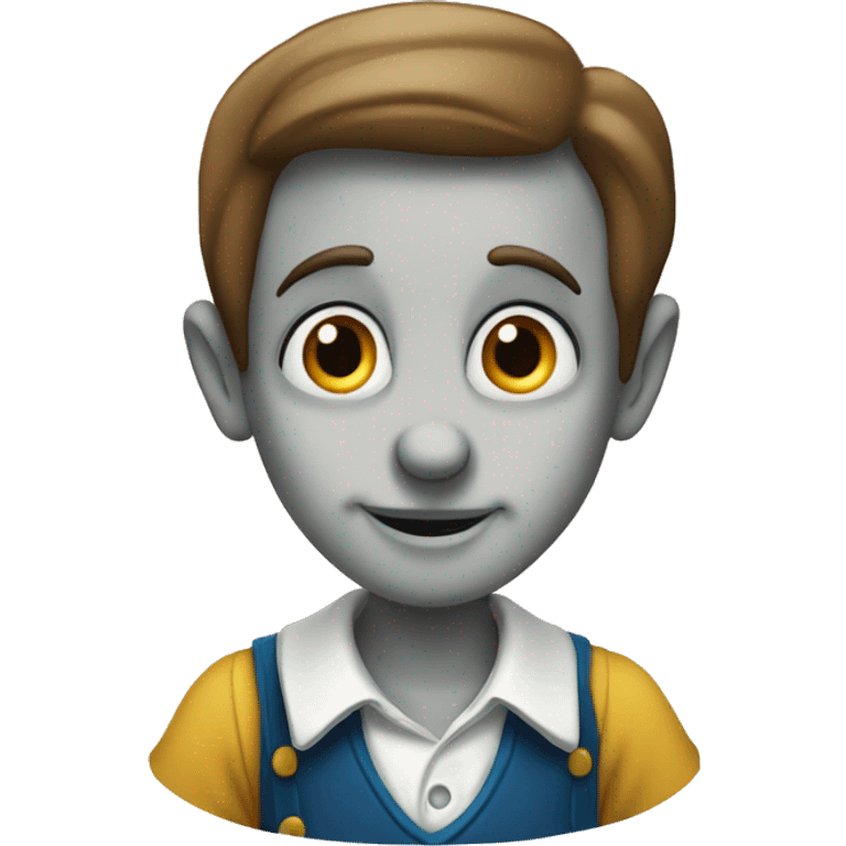 pinocchio with a very long nose emoji