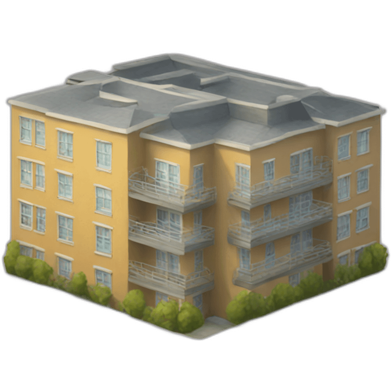 block of apartments emoji