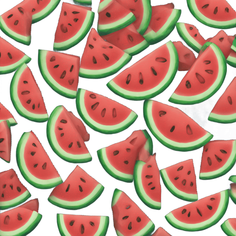 people eating watermelon emoji