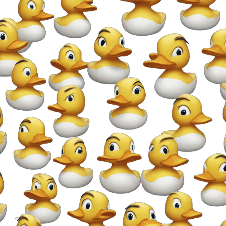 Donald trump as a duck emoji