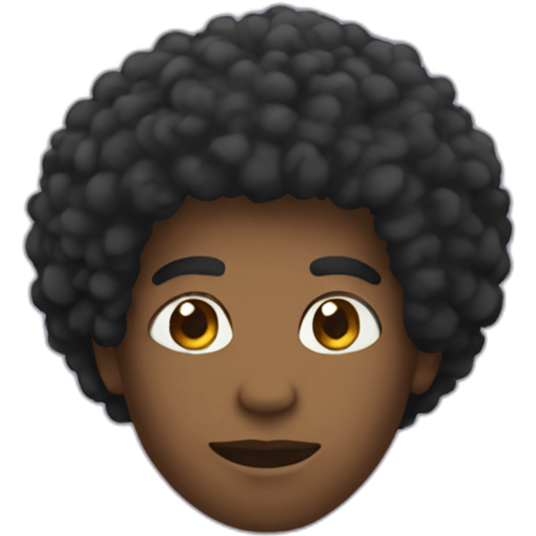 Afro emoji