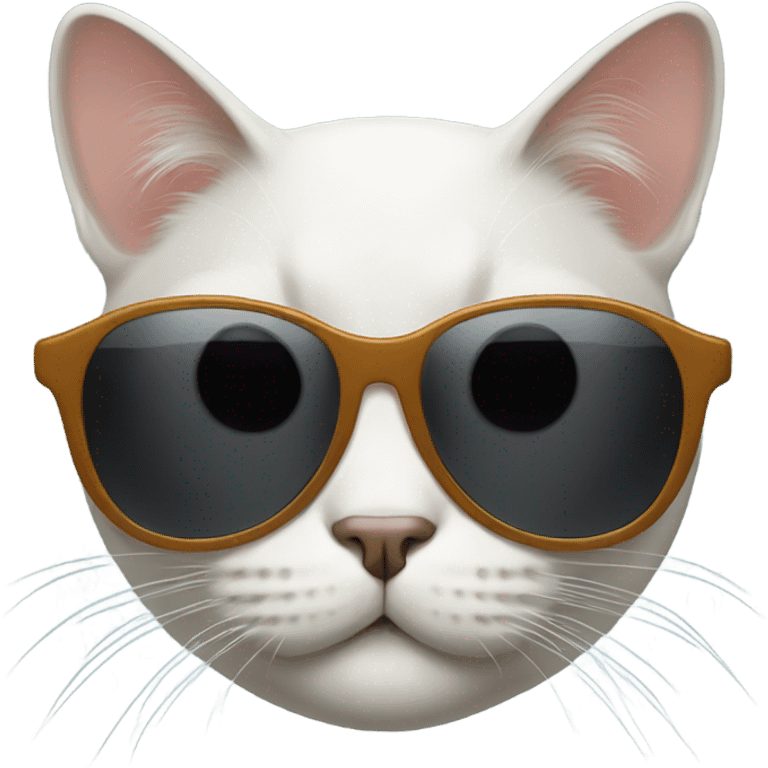 Cat wearing sunglasses  emoji