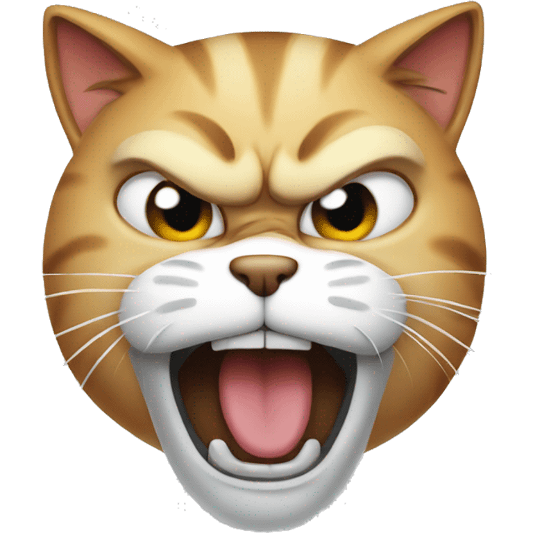 Angry cat emoji