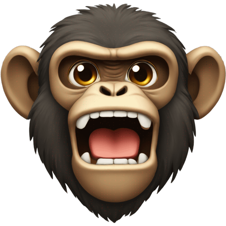 Angry monkey  emoji