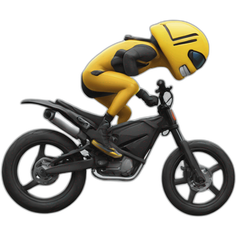 Wheelie on a surron emoji