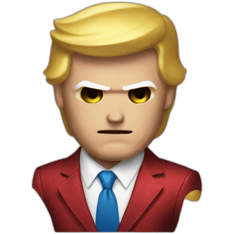 Trump in iron-man suit emoji