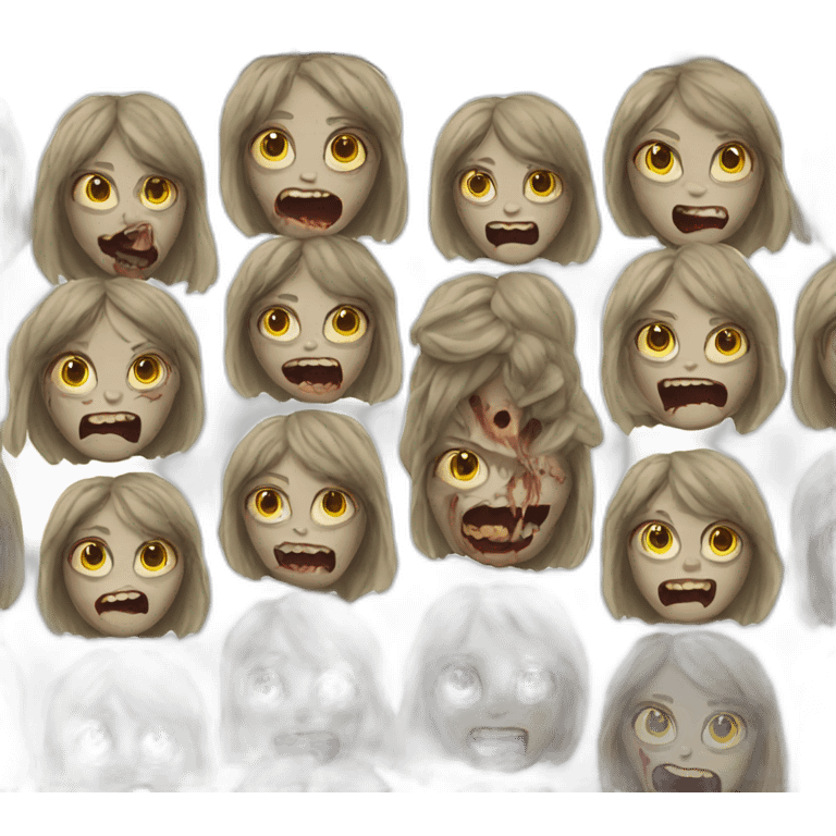 Horror girl emoji