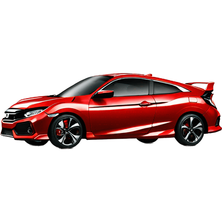 Red 9th generation Honda civic si coupe emoji