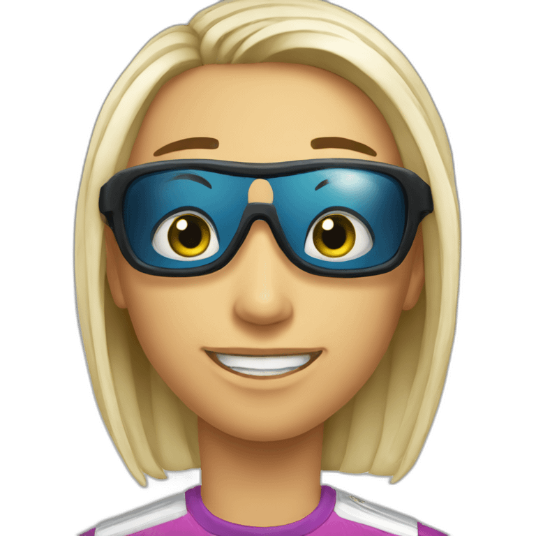 omasy fais du ski emoji