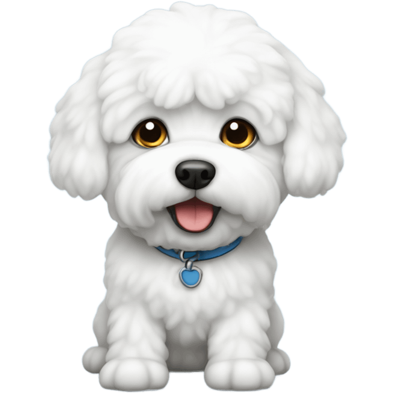 Bichon dog  emoji